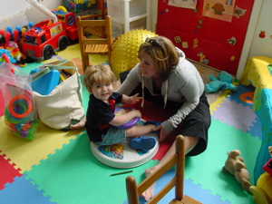 Tony and Jill, his amazing Speech Pathologist